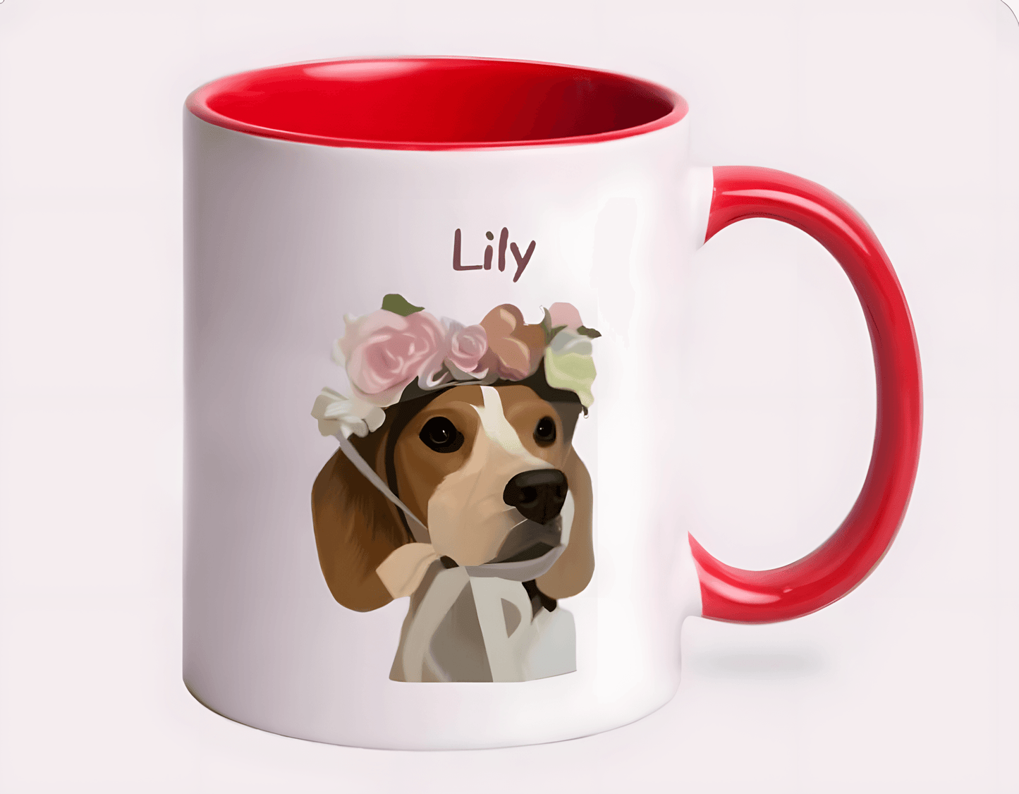 Custom Pet Cartoon Mug, Custom Pet Art mug, Personalized Cartoon Portrait, Custom Pet Art, Gift Idea for Dog Lovers, Veterinarian gift, Pet Memorial, Dog Owner - ecochicdelight