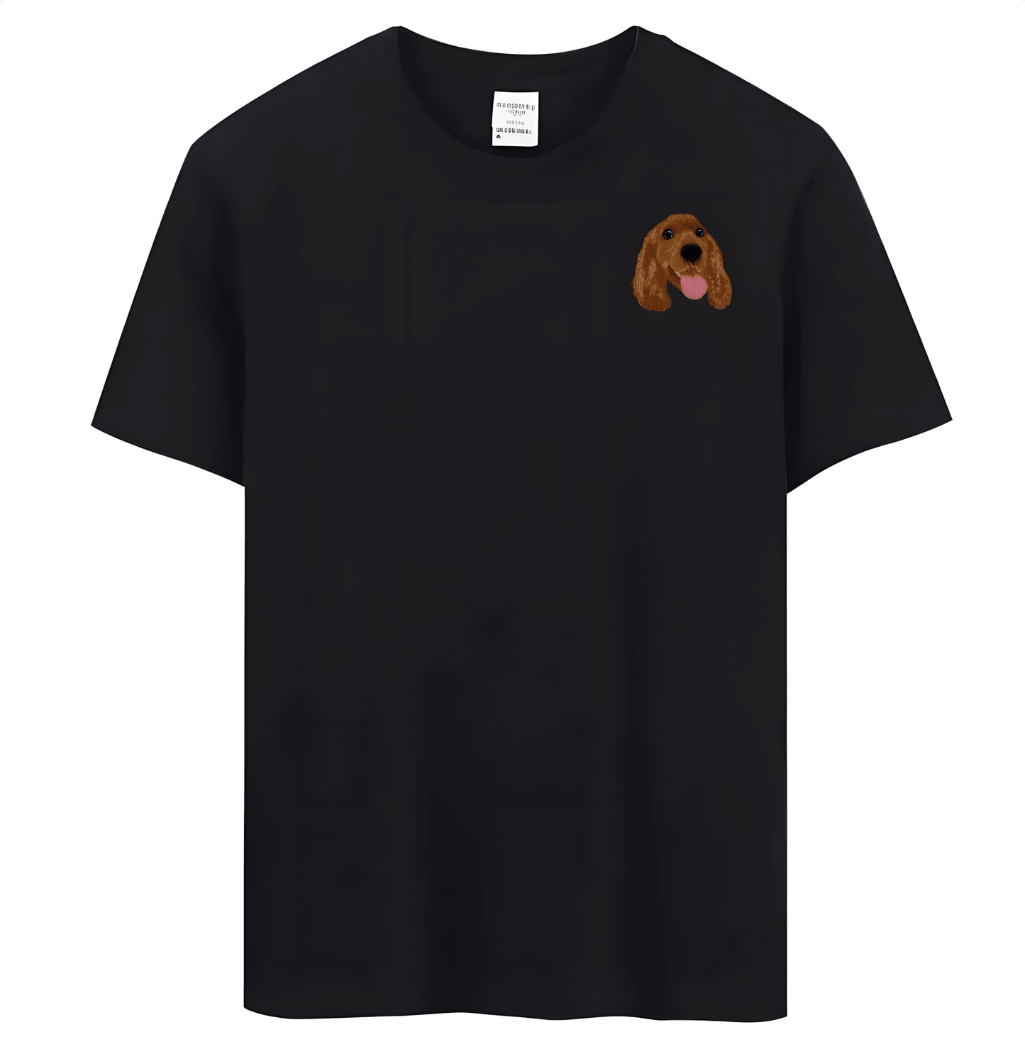 Custom Pet Embroidered Shirt,Personalized Dog Shirt,Custom Pet Portrait Gift, Embroidered Cat T Shirt,Custom Gifts short sleeves - ecochicdelight