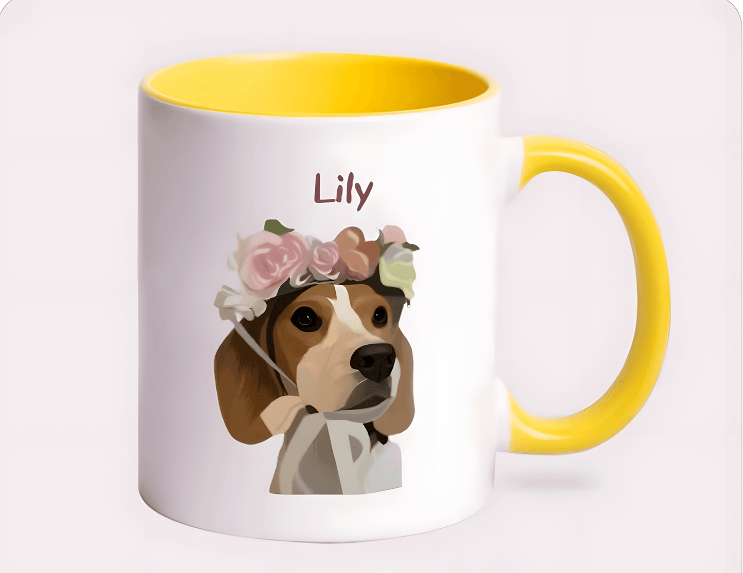 Custom Pet Cartoon Mug, Custom Pet Art mug, Personalized Cartoon Portrait, Custom Pet Art, Gift Idea for Dog Lovers, Veterinarian gift, Pet Memorial, Dog Owner - ecochicdelight