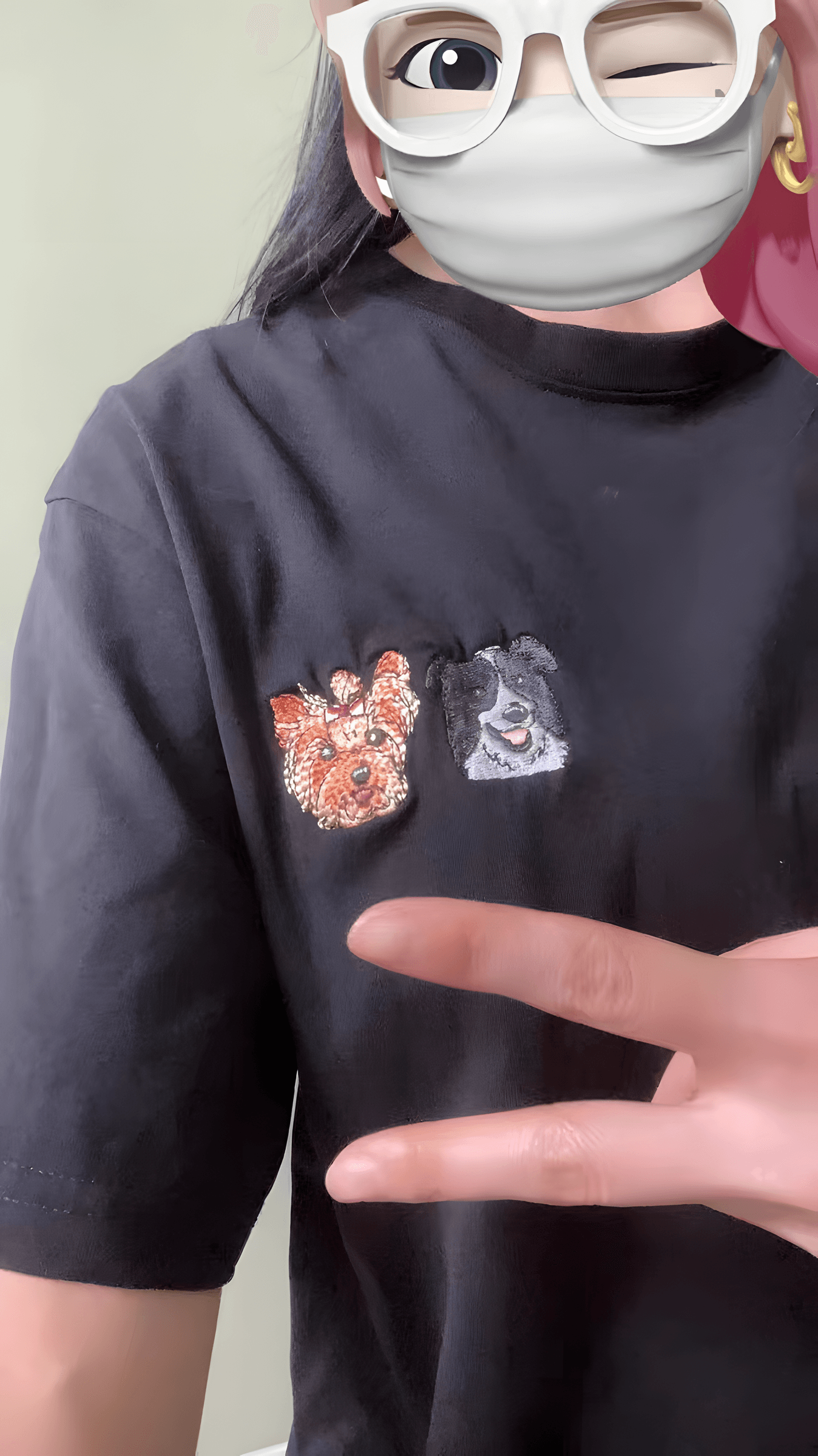 Custom Pet Embroidered Shirt,Personalized Dog Shirt,Custom Pet Portrait Gift, Embroidered Cat T Shirt,Custom Gifts short sleeves - ecochicdelight