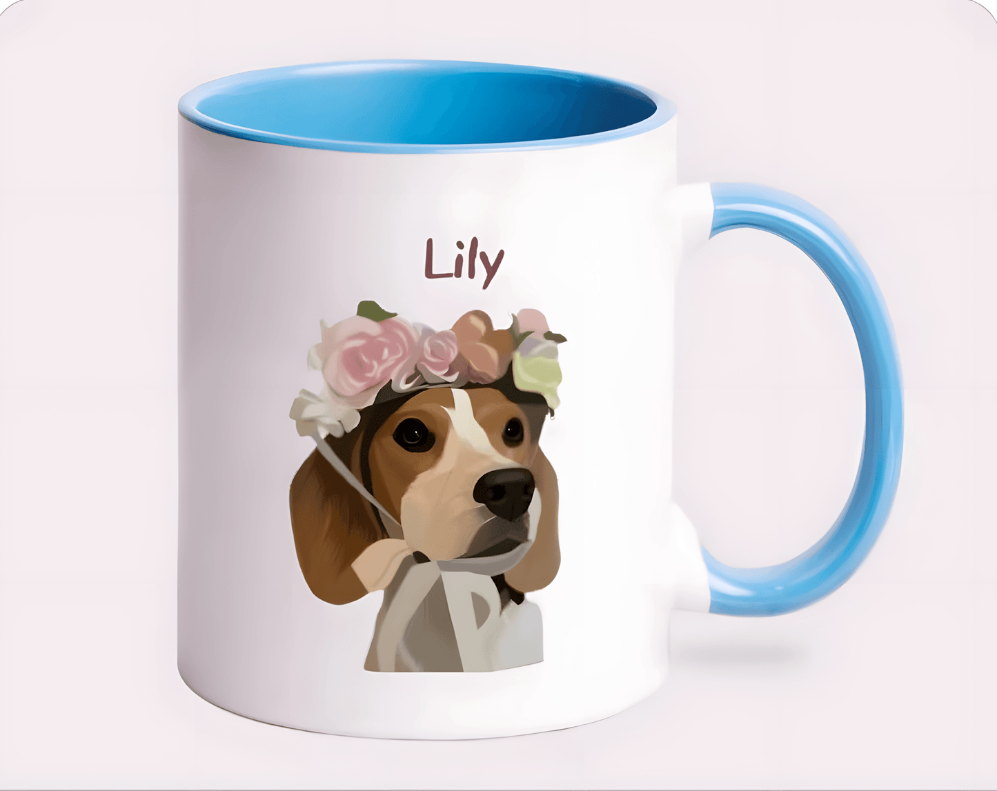 Custom Pet Cartoon Mug, Custom Pet Art mug, Personalized Cartoon Portrait, Custom Pet Art, Gift Idea for Dog Lovers, Veterinarian gift, Pet Memorial, Dog Owner - ecochicdelight