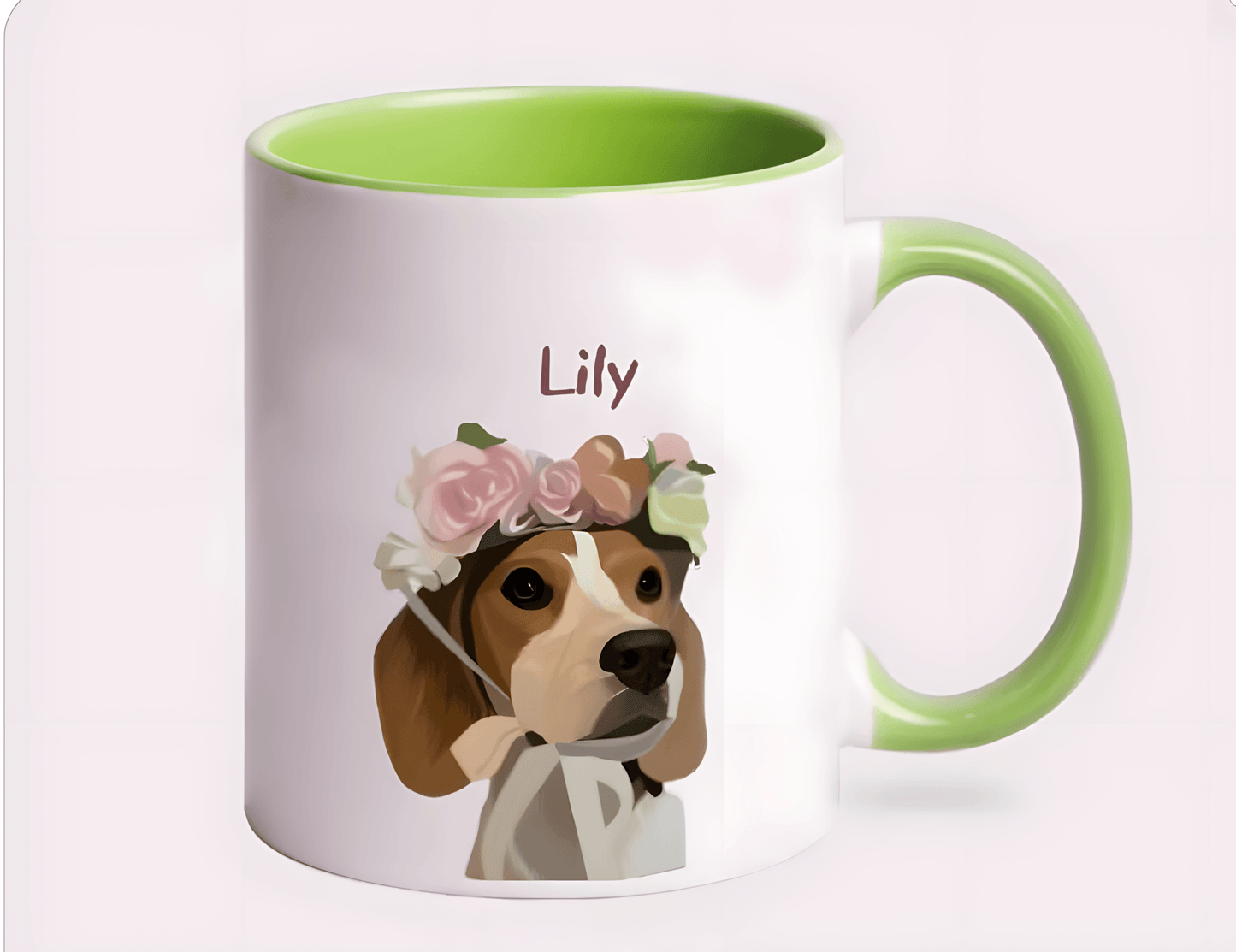 Custom Pet Cartoon Mug, Custom Pet Art mug, Personalized Cartoon Portrait, Custom Pet Art, Gift Idea for Dog Lovers, Veterinarian gift, Pet Memorial, Dog Owner - ecochicdelight